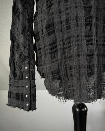 L.G.B. Hooded Flannel Button Up Shirt