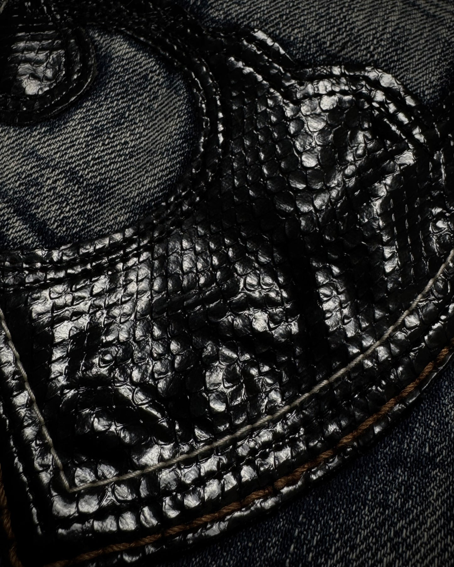 Tornado Mart Python Arc Flared Jeans