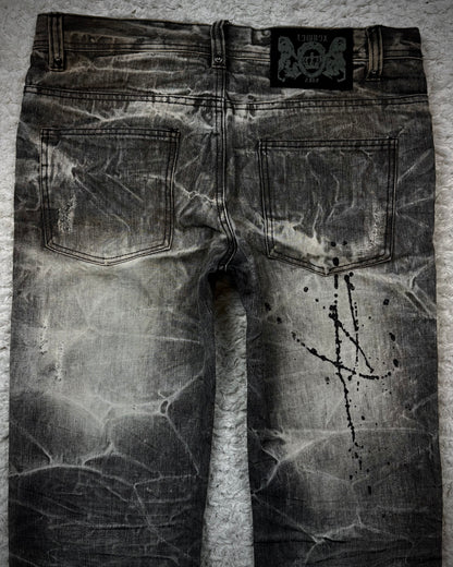 Lowbox Luster Splatter Honeycomb Bootcut Jeans