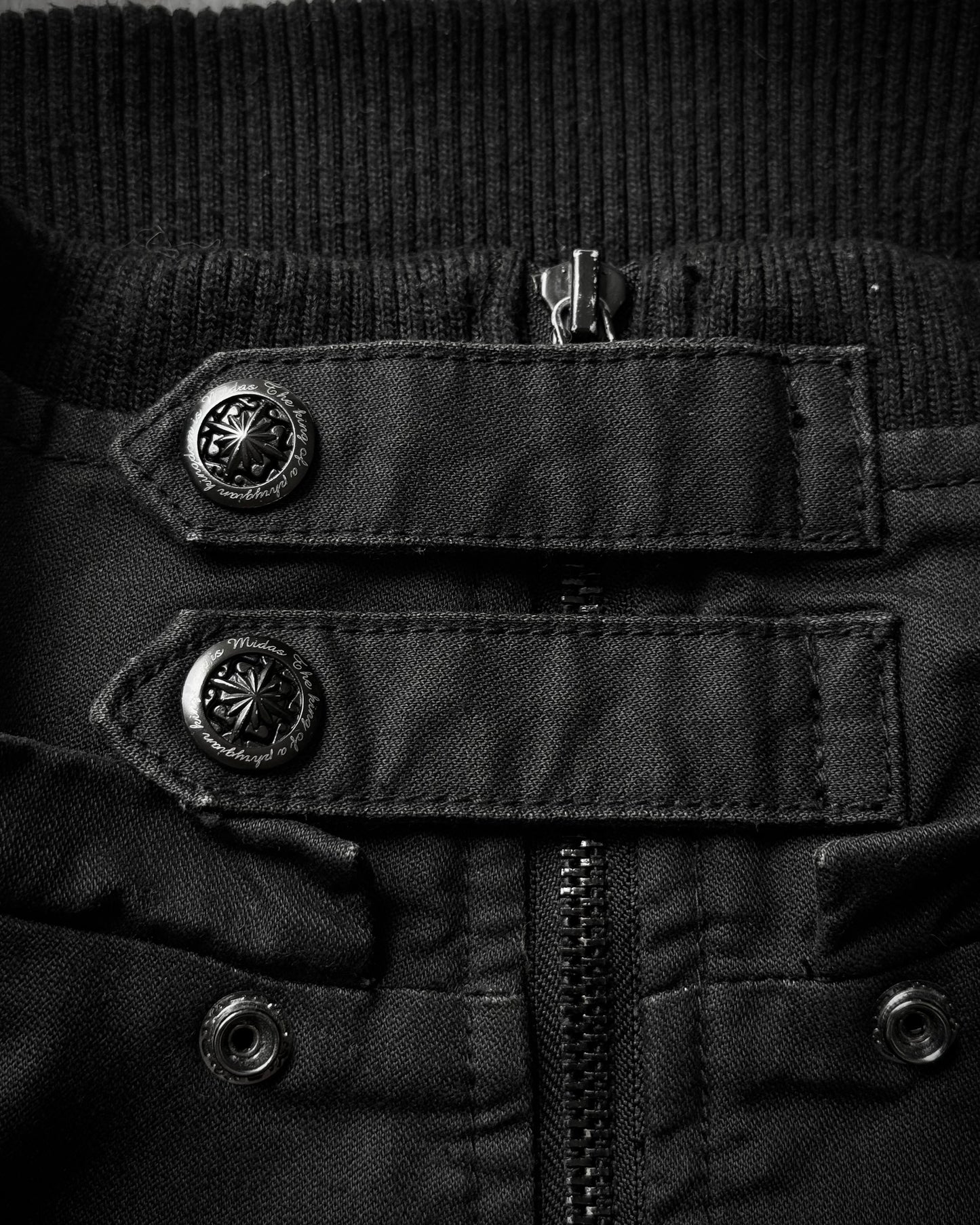 Midas Ornate Hardware Military Jacket