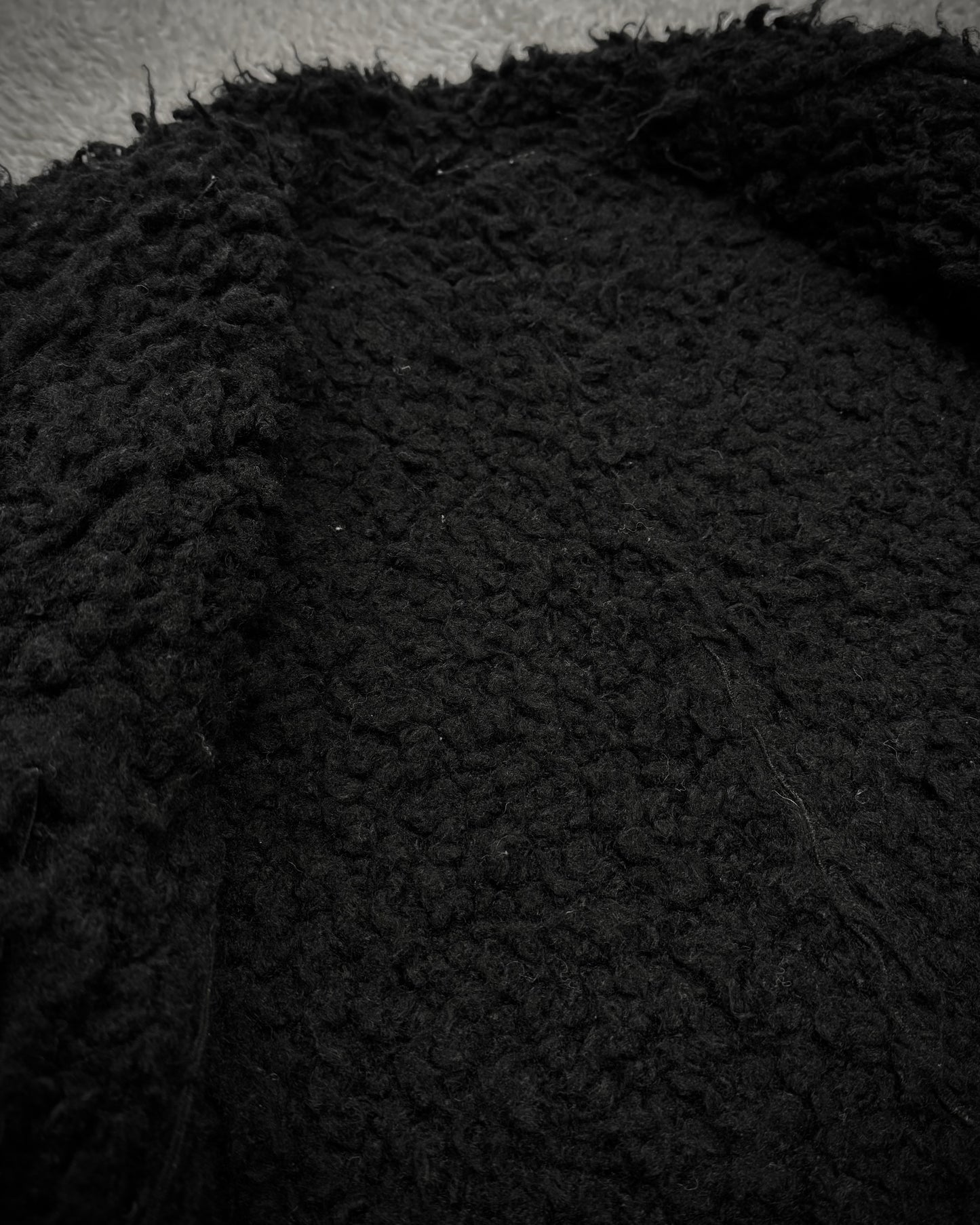 Custom Culture Luster Textured Shearling Biker Jacket