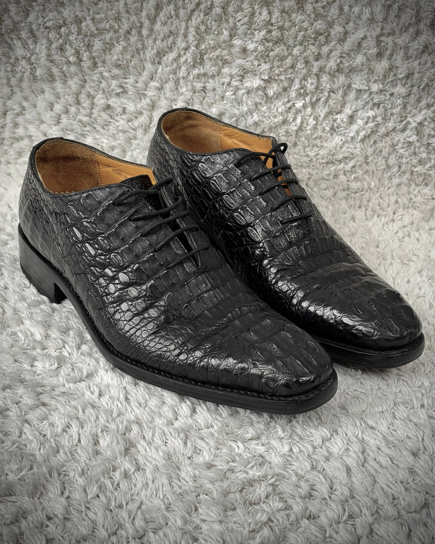 Baladen High Detail Crocodile Leather Boots