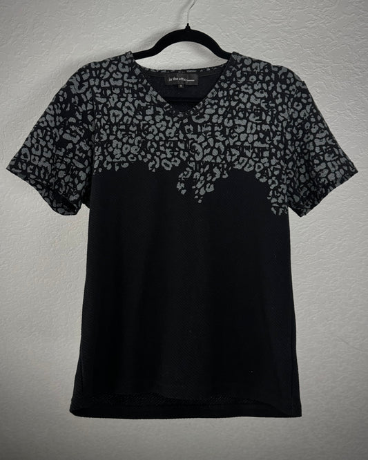 In The Attic Leopard Pattern T-Shirt