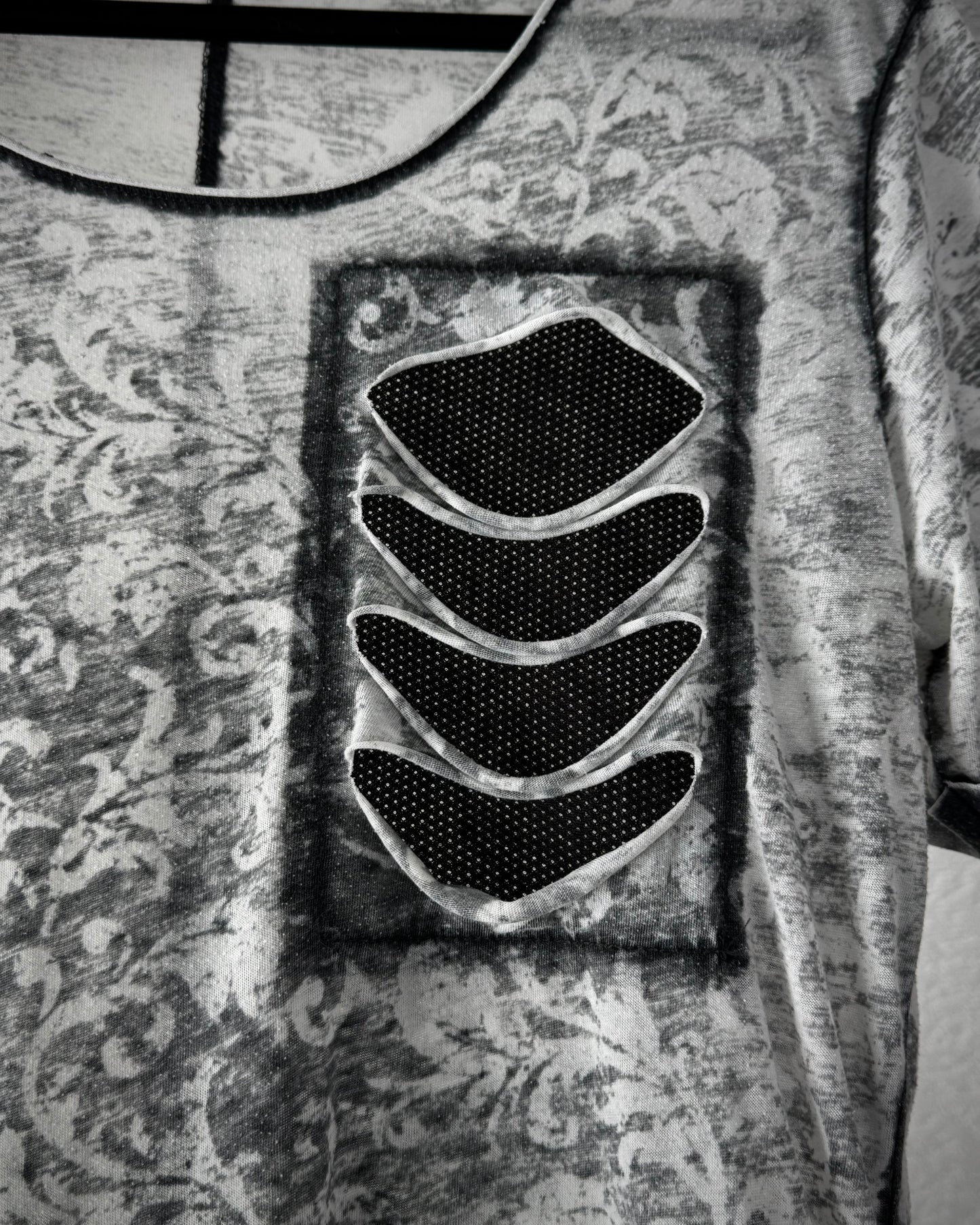 TRBC Ghost Washed Layered Distressing T-Shirt