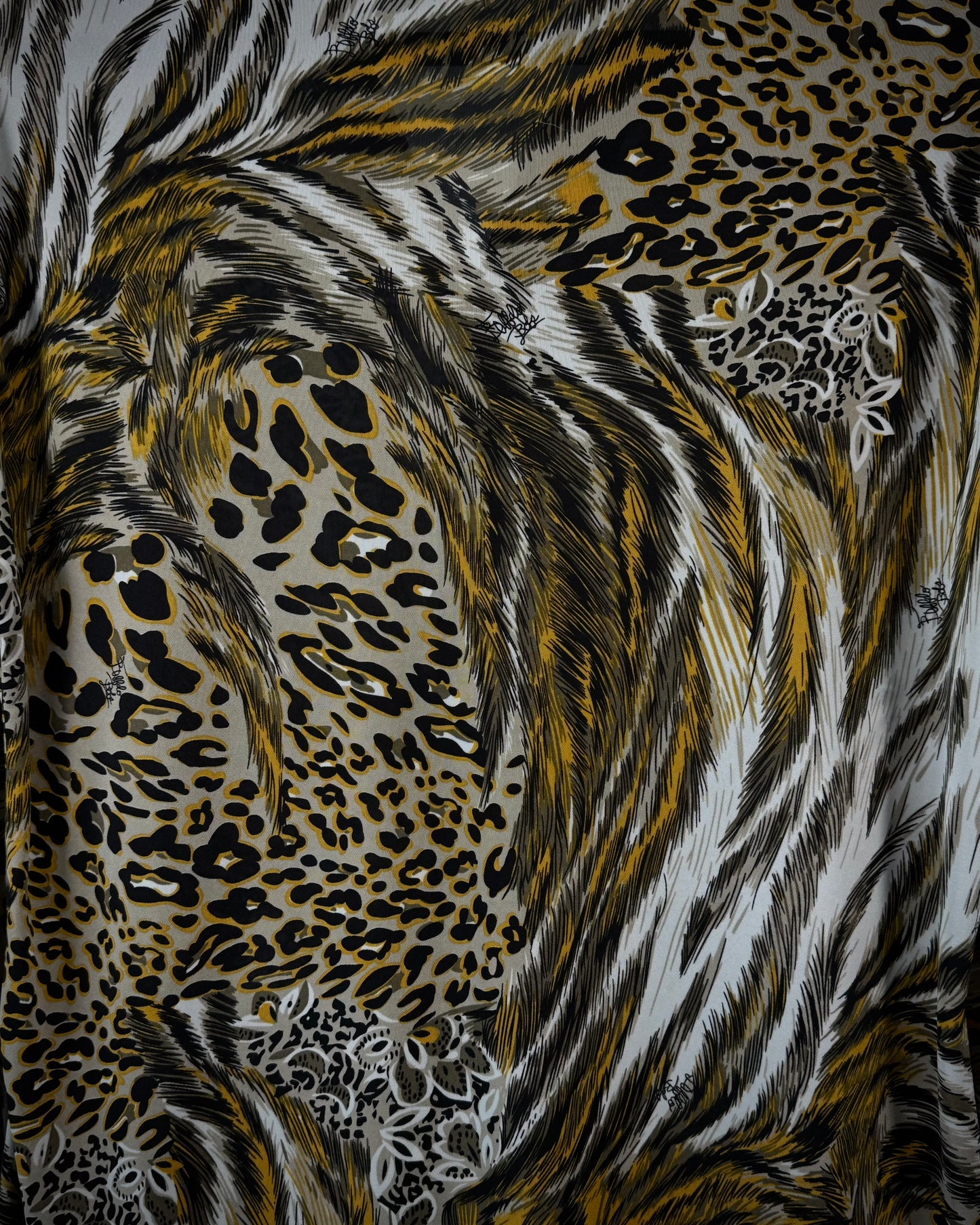 Buffalo Bobs Leopard Peacock Button Up Shirt