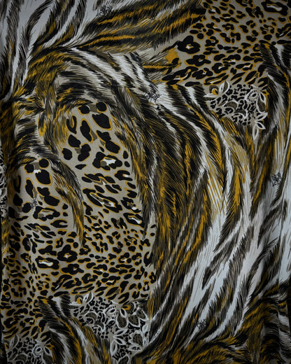 Buffalo Bobs Leopard Peacock Button Up Shirt