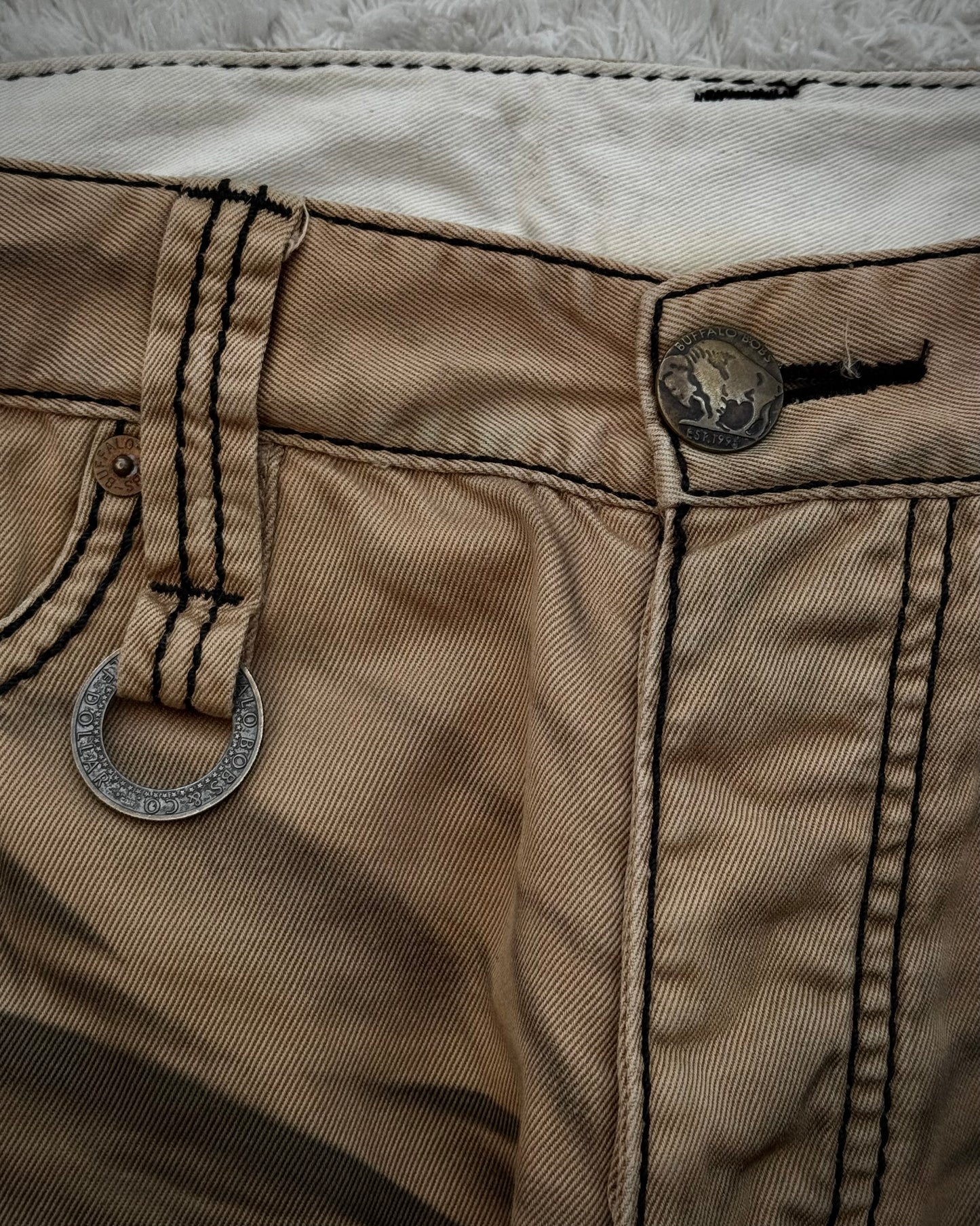 Buffalo Bobs Whiskered Desert Wash Spiral Bootcut Pants