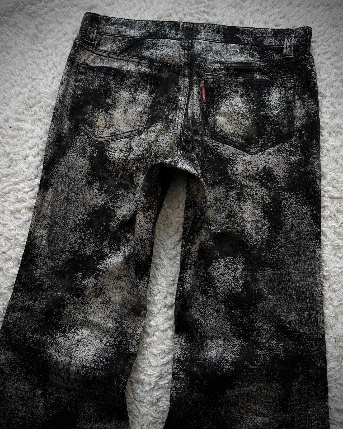 Tornado Mart Ash Washed Flared Pants