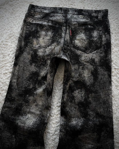 Tornado Mart Ash Washed Flared Pants