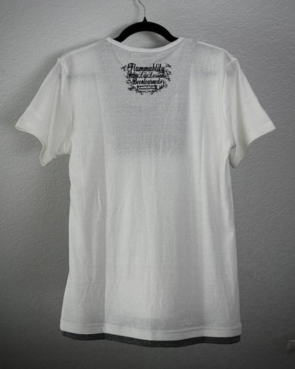 In The Attic Lace Up Graphic T-Shirt