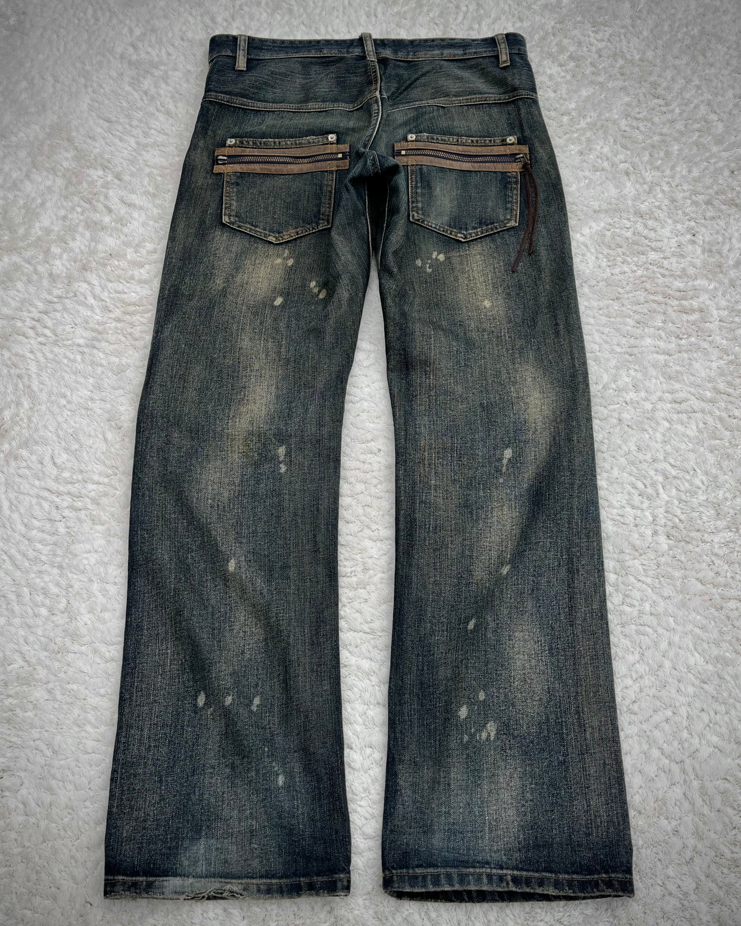 BreatheMint Mud Washed Vintage Constructed Denim
