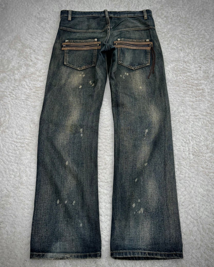 BreatheMint Mud Washed Vintage Constructed Denim