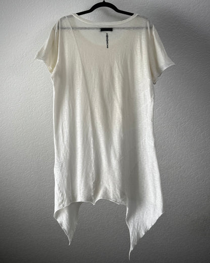 IfSixWasNine Asymmetrical „Bone“ T-Shirt