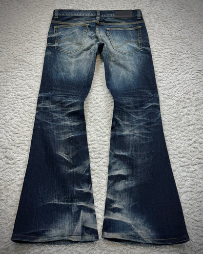 Tornado Mart Ocean Washed Flared Jeans