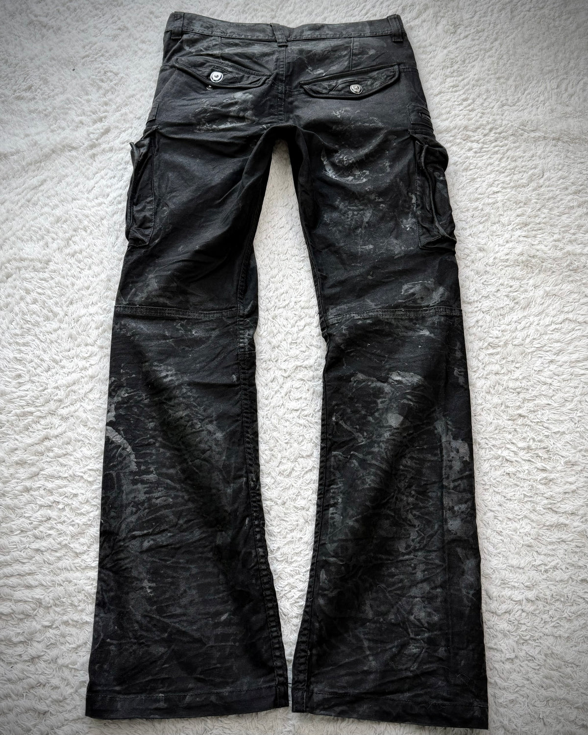Jack Rose Waxed Gas Mask Cargo Pants