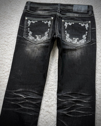 Xfrm Clawmarks Studded Skinny Jeans