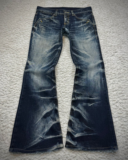 Tornado Mart Ocean Washed Flared Jeans