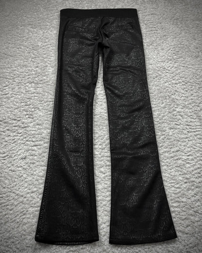 Tornado Mart Python Waxed Bootcut Track Pants