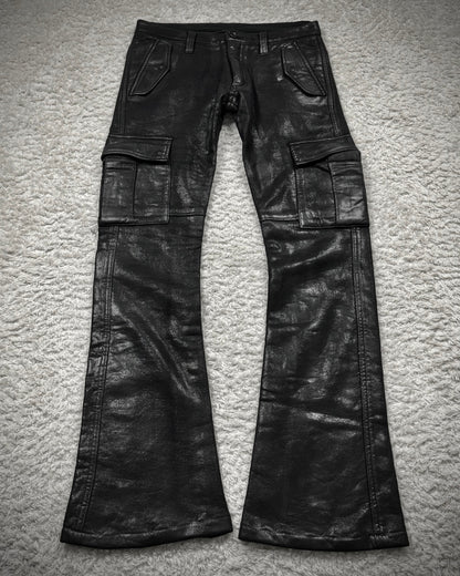 Attack The Mind 7 Heavy Waxed Bootcut Cargo Sweatpants