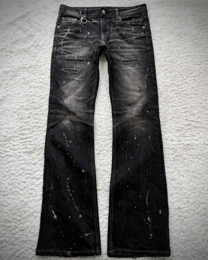Lagust Luster Splatter Clawmarks Bootcut Jeans