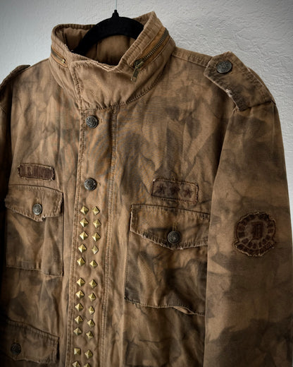 Daily News Studded Military Bono Jacket