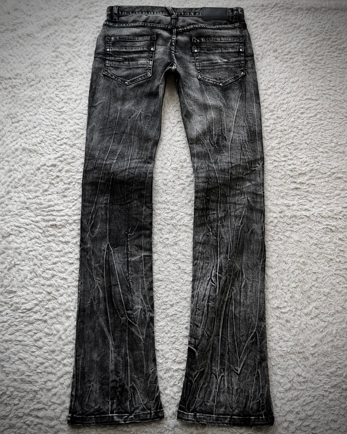 Tornado Mart Clawmarks Washed Slim Bootcut Jeans