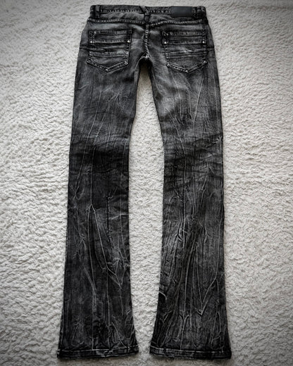 Tornado Mart Clawmarks Washed Slim Bootcut Jeans