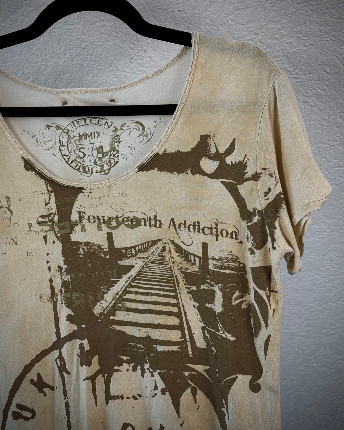 14th Addiction Vintage Railway T-Shirt