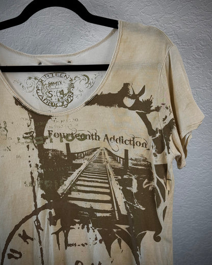 14th Addiction Vintage Railway T-Shirt