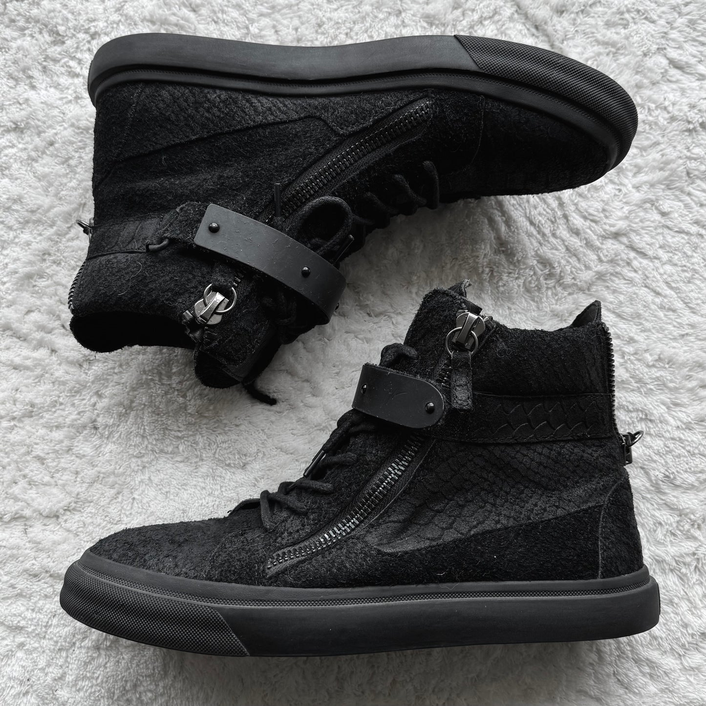 Giuseppe Zanotti Snakeskin Pattern Sneaker