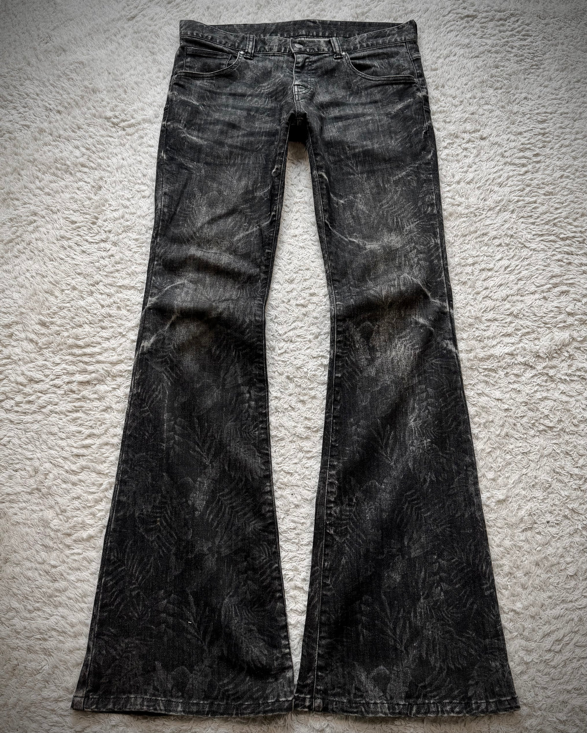 Tornado Mart Shrub Washed Flared Jeans