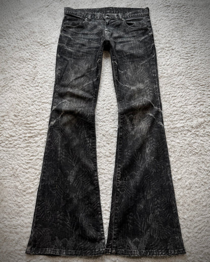 Tornado Mart Shrub Washed Flared Jeans