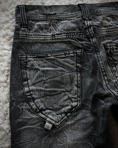 Blow By Blue Honeycomb Washed Bootcut Cargo Denim