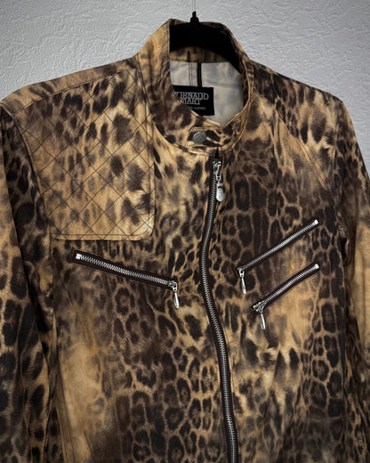 Tornado Mart Leopard Pattern Jacket