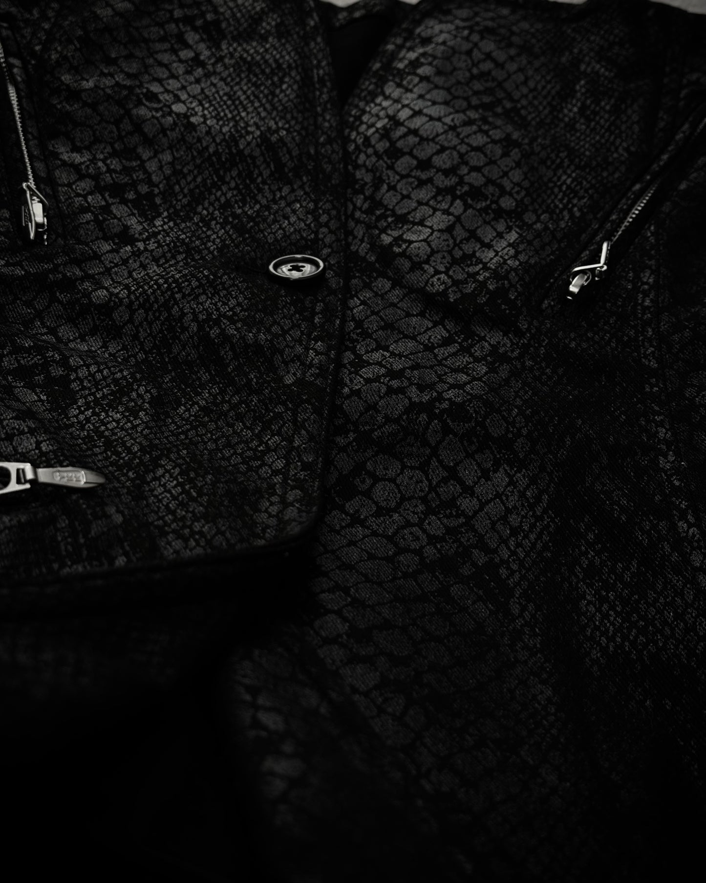 Tornado Mart Python Waxed Blazer