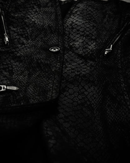 Tornado Mart Python Waxed Blazer