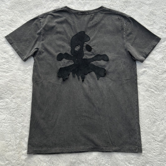 Irish Leather Skull Distressed T-Shirt