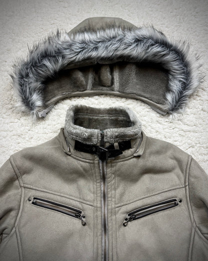 Roushatte Fur Hood Fleece Interior Jacket