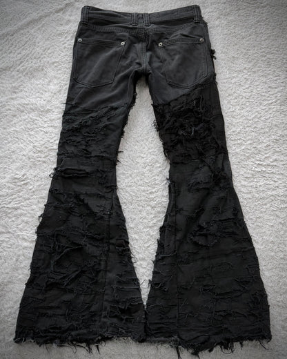 Delay by Win & Sons Crash Reconstructed Bell Bottom Flared Pants