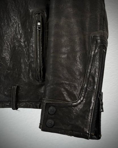 Custom Culture Textured Leather Jacket