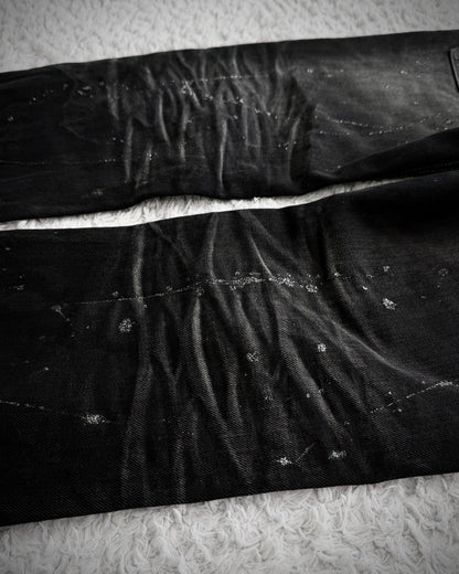 Lagust Luster Splatter Clawmarks Bootcut Jeans