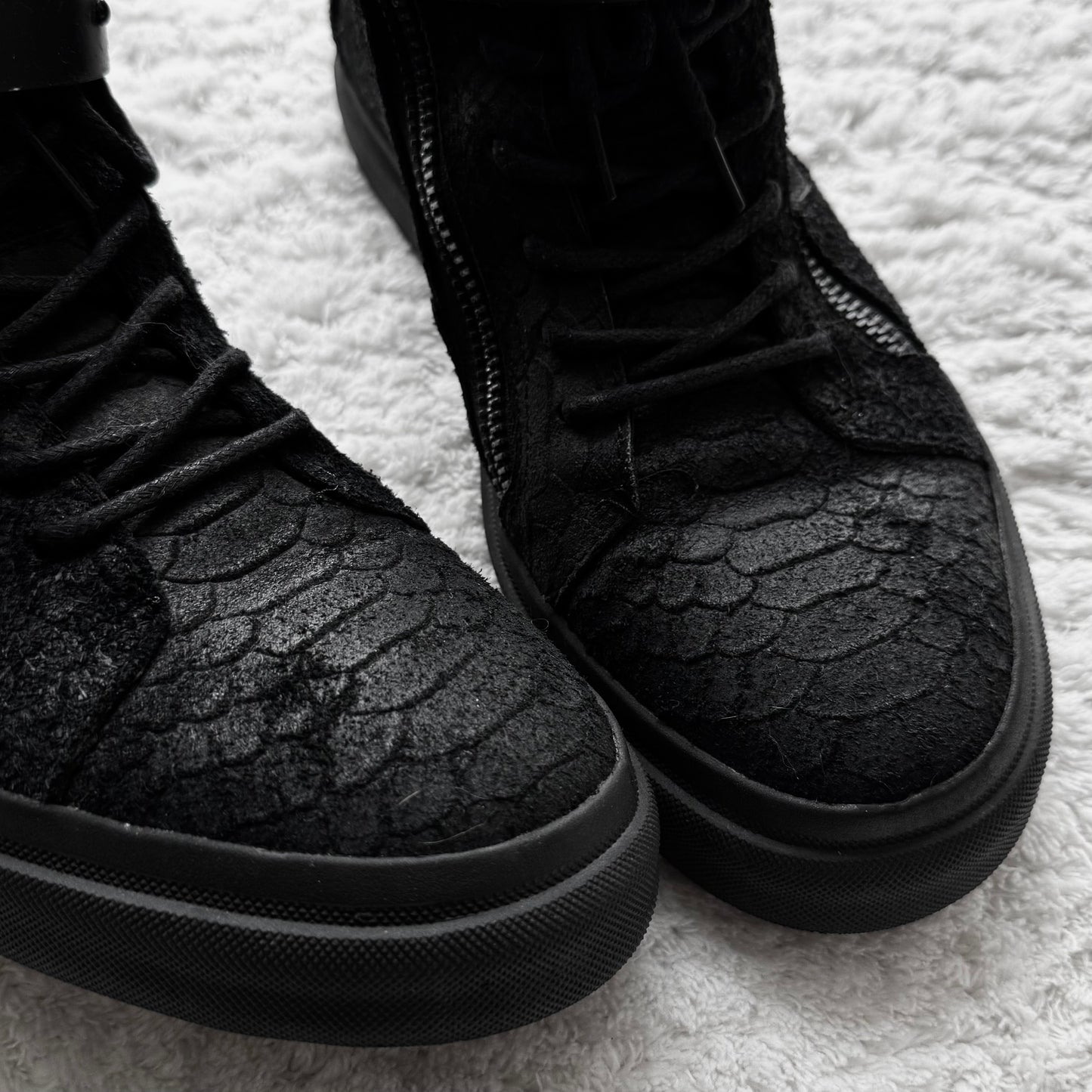 Giuseppe Zanotti Snakeskin Pattern Sneaker