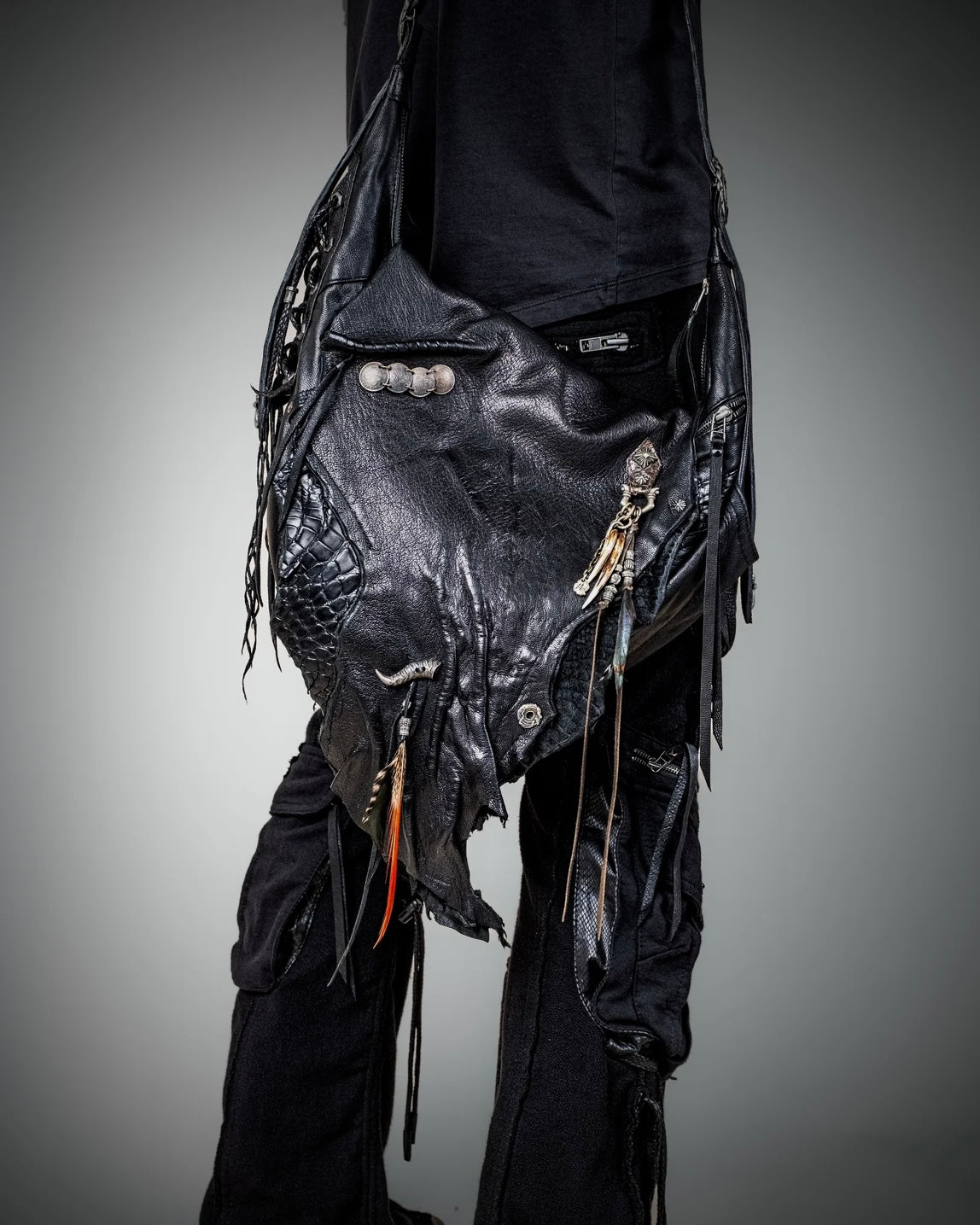 14th Addiction “Gipsy Croc” Leather Bag