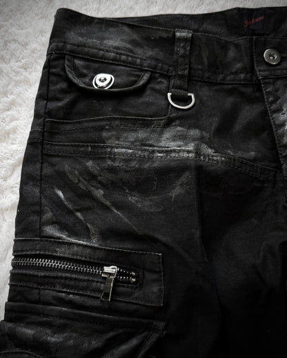 Jack Rose Waxed Gas Mask Cargo Pants