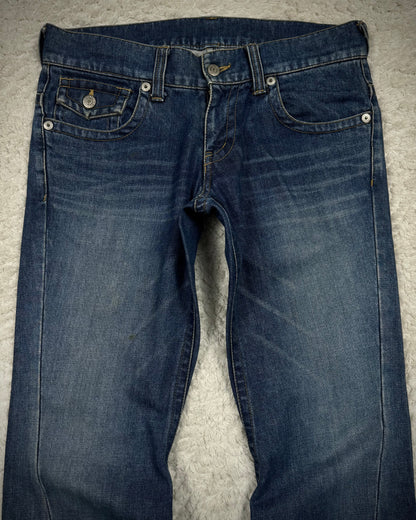 Tornado Mart Flap Pocket Spiral Flared Denim