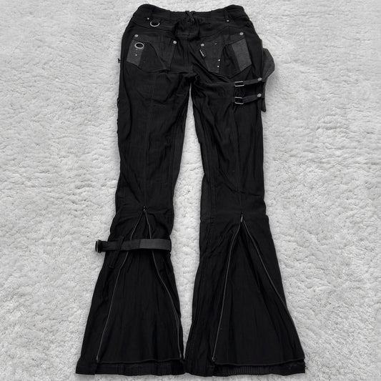 Ozz Croce Rave Holster Flared Lace-Up Pants