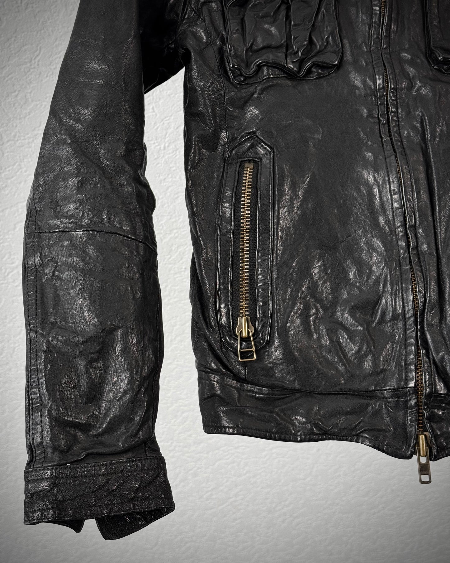 Buffalo Bobs Quilted Goat Leather Jacket