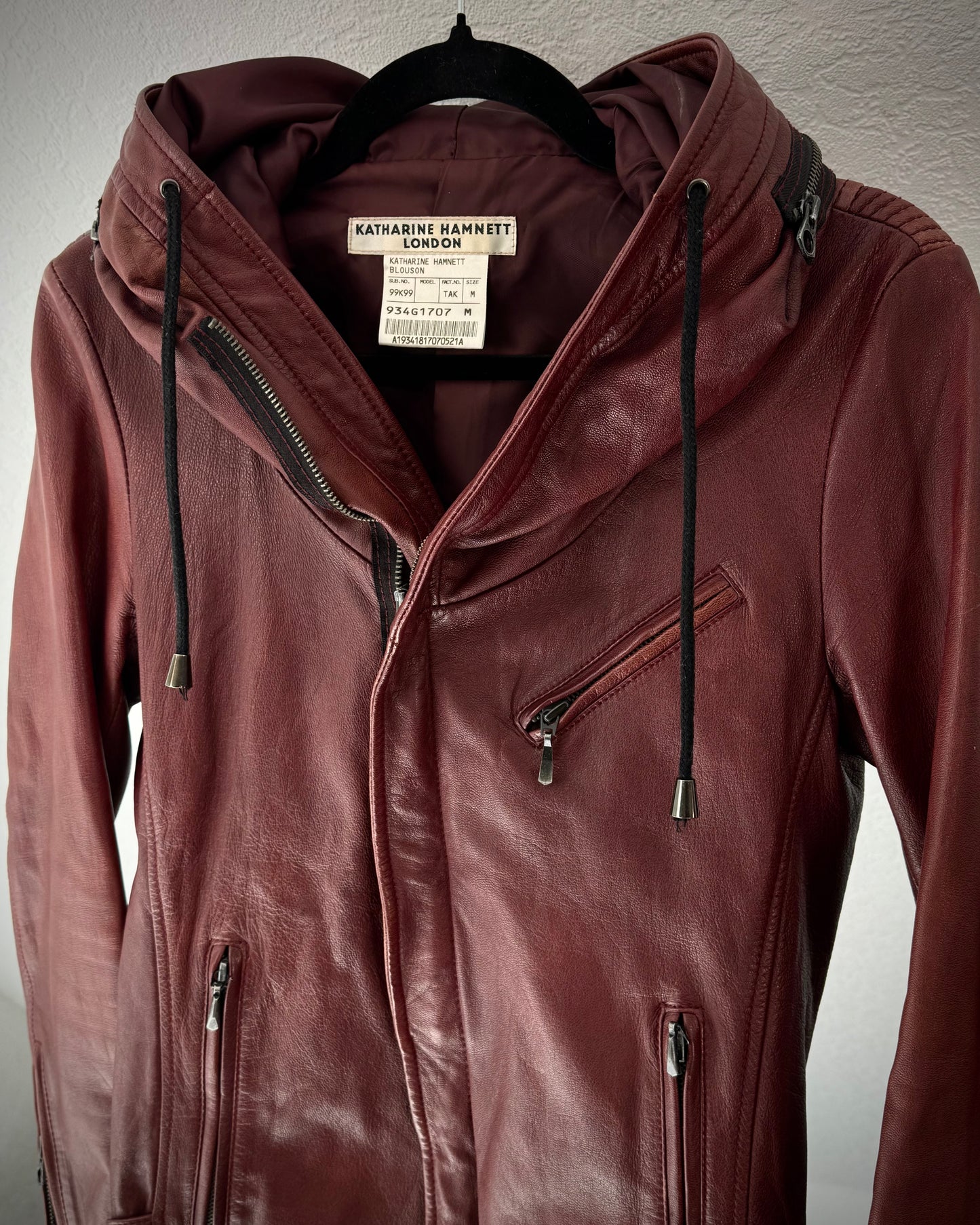 Katharine Hamnett Transformable Bono Leather Jacket