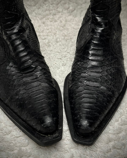 Italian Python Scales Dress Boots