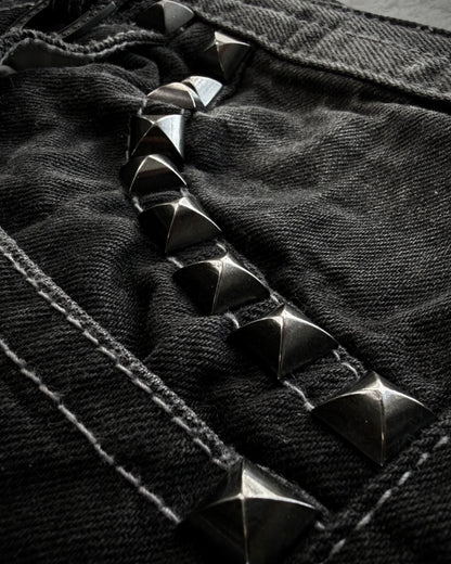 Semantic Design Silver Splatter Clawmarks Bootcut Jeans